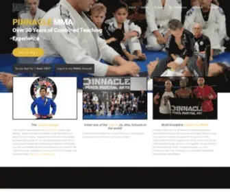 Pinnaclemixedmartialarts.com(Pinnacle Mixed Martial Arts Brazilian Jiu Jitsu in Redlands and Beaumont California) Screenshot