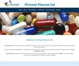 Pinnaclepharma.com(Pinnacle Pharma Ltd) Screenshot