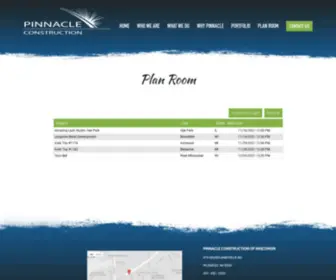 Pinnacleplanroom.com(Pinnacle) Screenshot