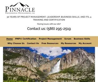 Pinnacleprodev.com(30 Years of Project Management) Screenshot