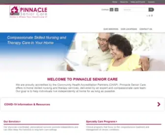 Pinnaclesenior.com(Pinnacle Senior Care) Screenshot