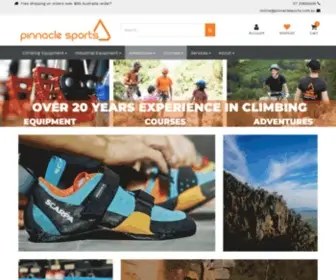 Pinnaclesports.com.au(Rock Climbing Equipment) Screenshot