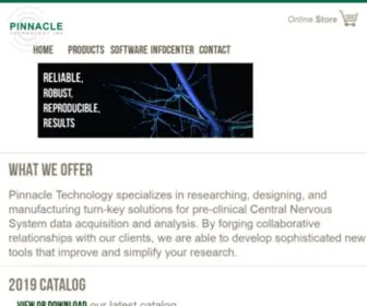 Pinnaclet.com(Pinnacle Technology) Screenshot