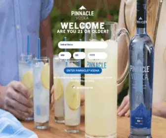 Pinnaclevodka.com(Great vodka is always within reach) Screenshot