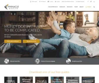 Pinnaclewealth.com(Financial Advisors) Screenshot