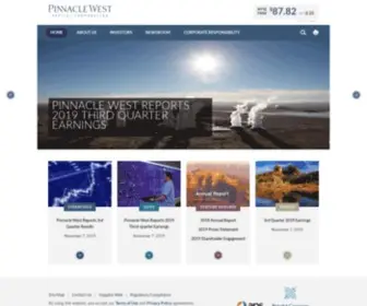 Pinnaclewest.com(Pinnacle West Capital Corp) Screenshot