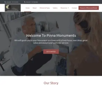 Pinnamonuments.com(Pinna Monuments) Screenshot