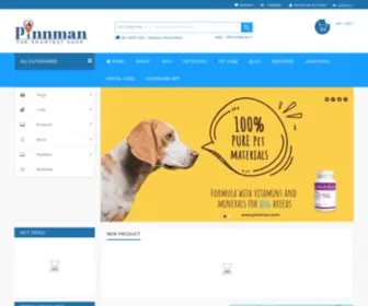 Pinnman.com(Online Pet Supplies Store) Screenshot