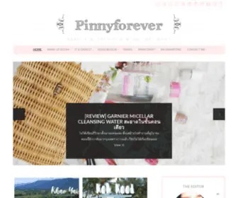 Pinnyforever.com(Lifestyle Blog) Screenshot