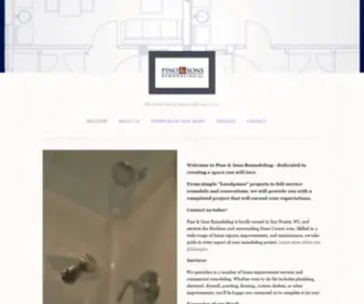 Pinoandsonsremodel.com(Pino & Sons Remodeling) Screenshot