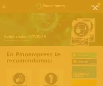 Pinoempress.com(Especialistas en todo tipo de Señalización) Screenshot