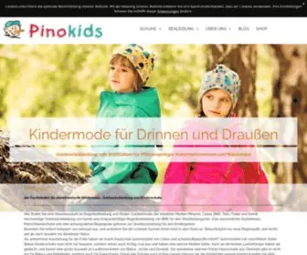 Pinokids.de(Kunterbunte Kindermode für Drinnen & Draußen) Screenshot