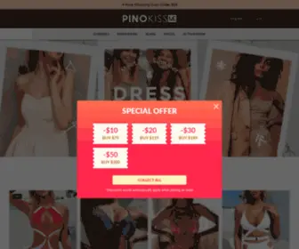 Pinokissme.com(Committed to providing fashionable women&#039;s clothing) Screenshot