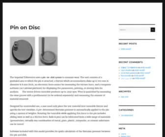 Pinondisc.com(Pin On Disc) Screenshot