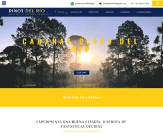 Pinosdelrio.com(Cabañas Mazamitla) Screenshot