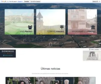 Pinoso.org(Excelentísimo Ayuntamiento de Pinoso) Screenshot