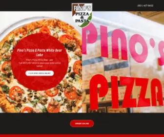 Pinospizzaatwhitebearlake.com(Menu) Screenshot