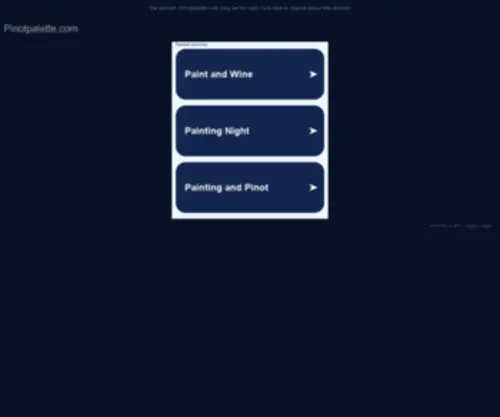 Pinotpalette.com(De beste bron van informatie over pinotpalette) Screenshot