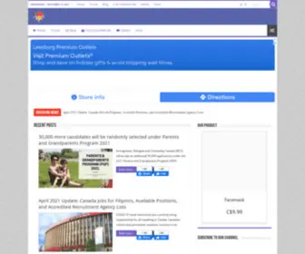 Pinoy-Canada.com(Filipino Portal in Canada) Screenshot