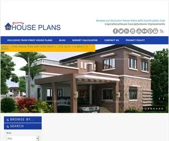 Pinoyhouseplans.com(Pinoy House Plans) Screenshot