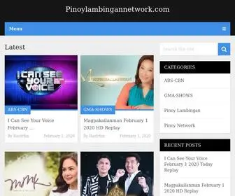 Pinoylambingannetwork.com(Pinoy Lambingan Tv) Screenshot