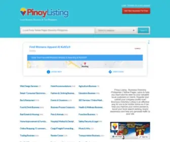 Pinoylisting.com(Pinoy Listing) Screenshot