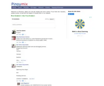 Pinoymix.com(Pinoymix) Screenshot