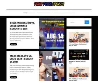 Pinoypridesports.com(Pinoy Pride Sports) Screenshot