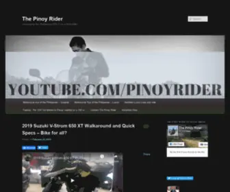 Pinoyrider.com(The Pinoy Rider) Screenshot