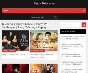 Pinoysteleserye.net(Pinoy Teleserye) Screenshot