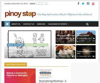 Pinoystop.org(One Stop Information Site for Filipinos in New Zealand) Screenshot