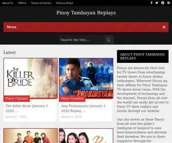 Pinoytambayanreplays.su(Pinoy Tambayan Replay) Screenshot