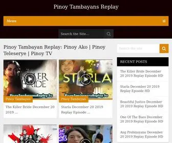 Pinoytambayansreplay.su(Pinoy Tambayan) Screenshot