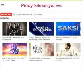 Pinoyteleserye.live(Pinoyteleserye live) Screenshot