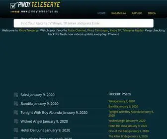 Pinoyteleserye.su(Watch your favorite Pinoy TV Series for free online) Screenshot