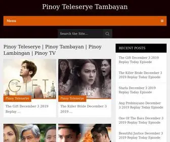 Pinoyteleseryetambayan.su(Pinoy TV Replay) Screenshot