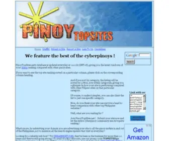 Pinoytopsites.net(Pinoy top sites) Screenshot