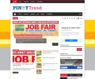 Pinoytrend.com(Where Philippine Trend Happens) Screenshot