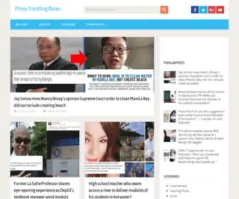 Pinoytrendingnews.net(Pinoy Trending News) Screenshot