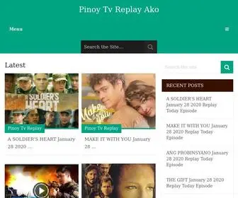 Pinoytvreplayako.su(Pinoy Tv Replay) Screenshot