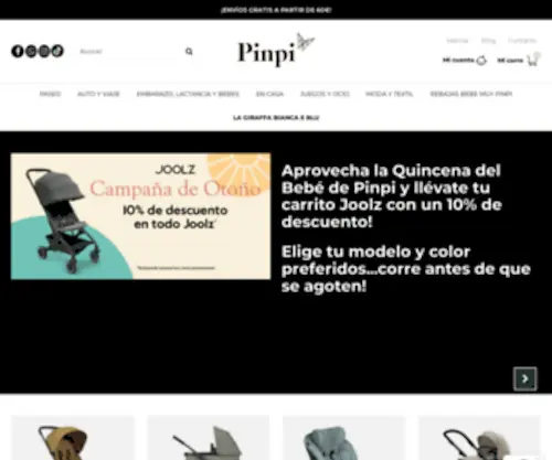 Pinpilinpauxapl.com(Tienda bebés con estilo en Las Roza) Screenshot