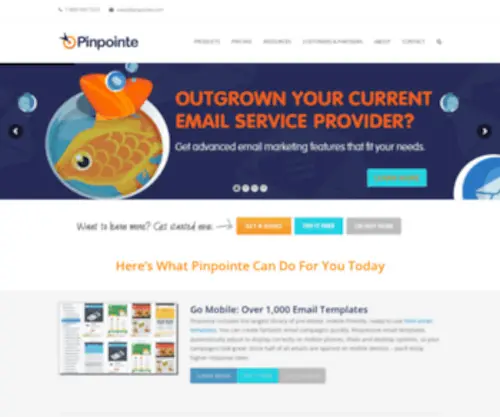 Pinpointe.com(Email marketing software) Screenshot