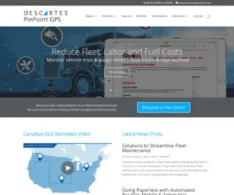Pinpointgps.ca(Telematics and Compliance) Screenshot