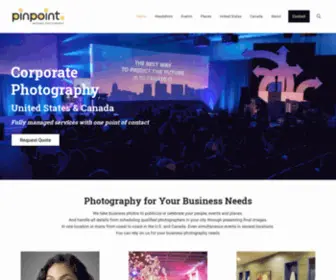 Pinpointnationalphotography.com(Corporate Photography Everywhere) Screenshot