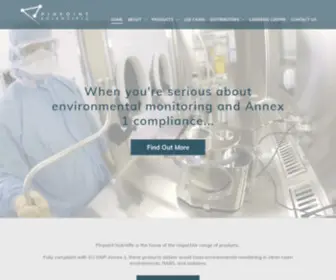 Pinpointscientific.com(Pinpoint Scientific) Screenshot