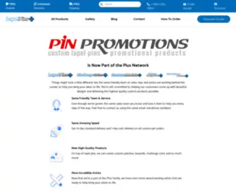 Pinpromotions.com(Lapel Pins) Screenshot