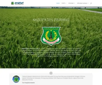 Pinrangkab.go.id(Website Resmi Pemerintah Kabupaten Pinrang) Screenshot