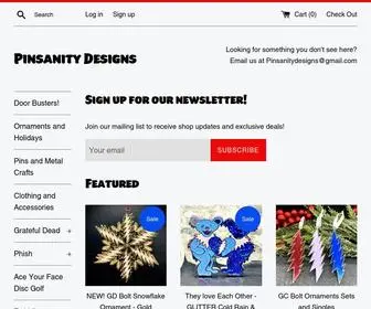 Pinsanitydesigns.com(Pinsanity Designs) Screenshot