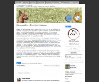 Pinscher-Miniatura.com(Pinscher Miniatura :: La guía Esencial Mini Pinscher) Screenshot