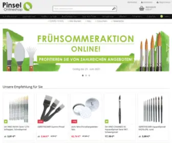 Pinsel-Onlineshop.de(Pinsel Onlineshop) Screenshot